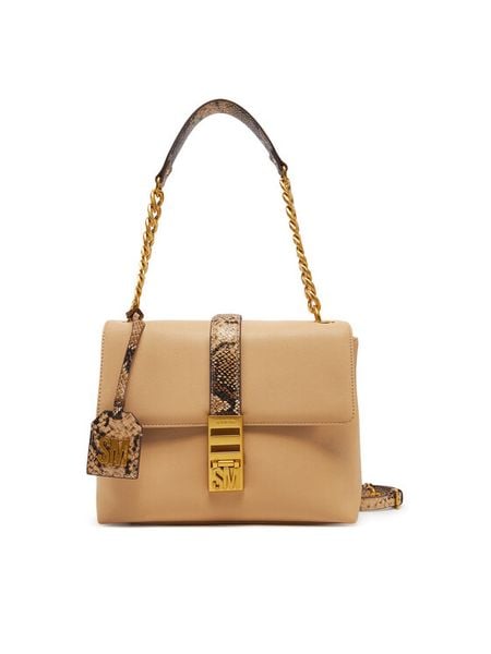 Steve Madden Torebka Bpatts-E SM13001648 Beżowy. Brązowe torebki klasyczne damskie Steve Madden, ze skóry, bez dodatków. Za 299.99 zł.
