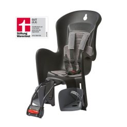 Fotelik Rowerowy Na Tylną Ramę BILBY. Czarne foteliki rowerowe POLISPORT. Za 326.00 zł.