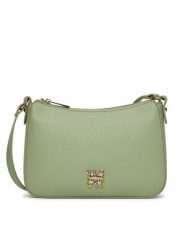 Nine West Torebka JH5823-NW Zielony. Zielone listonoszki damskie Nine West, bez wzorów, z materiału, bez dodatków. Za 159.99 zł.