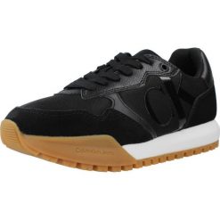 Tenisówki Calvin Klein Model Toothy Runner Bold Kolor Czarny. Czarne obuwie sportowe damskie Calvin Klein, z tkaniny, bez zapięcia, tenisowe. Za 511.50 zł.