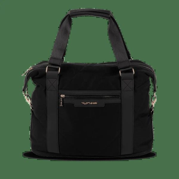 Torba KISKADEE BLACK. Czarne torby podróżne Wings, bez wzorów, z materiału, małe. Za 169.90 zł.