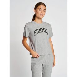 Koszulka damska Hummel Ic Gill Loose. Szare bluzki damskie Hummel, s, bez wzorów, bez kołnierzyka, bez ramiączek. W wyprzedaży za 86.35 zł.