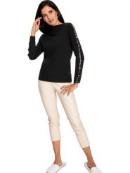 Heine Sweter w kolorze czarnym rozmiar: 38. Czarne swetry klasyczne damskie Heine, bez kołnierzyka. Za 104.99 zł.