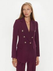 Maryley Marynarka 24IB139/43GI Bordowy Regular Fit. Czerwone marynarki i żakiety damskie Maryley, m, bez wzorów, z syntetyku. Za 449.99 zł.