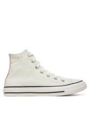 Converse Trampki Chuck Taylor All Star Crochet Laces A10686C Beżowy. Brązowe trampki damskie Converse, bez wzorów, z materiału, bez zapięcia. Za 239.99 zł.