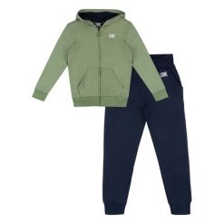 Bluza z kaptur na trening na czas wolny. Niebieskie bluzy damskie LEONE 1947 APPAREL, bez wzorów, z bawełny, bez kaptura. W wyprzedaży za 112.15 zł.