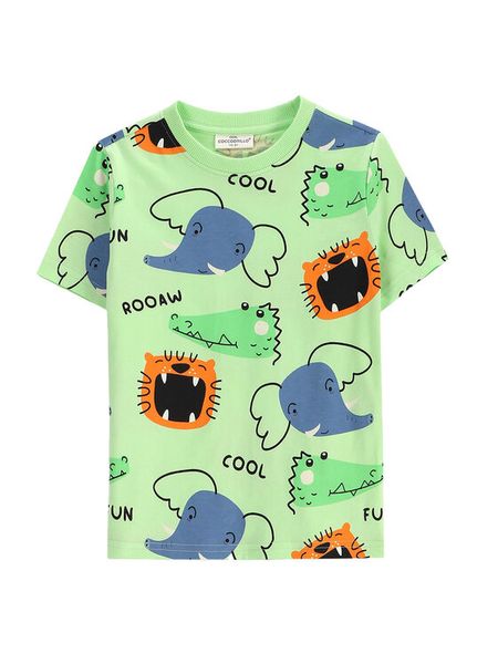 Coccodrillo T-Shirt WC5143208VBD Zielony Regular Fit. Zielone t-shirty i koszulki chłopięce COCCODRILLO, bez wzorów, z bawełny, bez kołnierzyka, bez ramiączek. Za 29.99 zł.