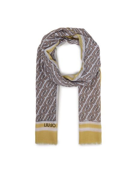 Liu Jo Szal 2A6039 T2745 Żółty. Żółte szaliki damskie Liu Jo, bez wzorów, z poliesteru. Za 169.99 zł.