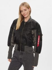 Alpha Industries Kurtka bomber MA-1 Cyber 108008 Czarny Regular Fit. Czarne kurtki damskie Alpha Industries, xl, bez wzorów, z syntetyku, bez kaptura. Za 709.99 zł.