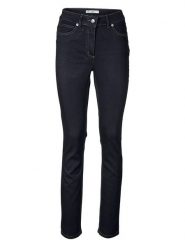 Heine Dżinsy - Skinny fit - w kolorze granatowym rozmiar: W22. Niebieskie jeansy damskie Heine. Za 69.99 zł.