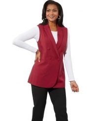 WITT WEIDEN Kamizelka w kolorze czerwonym rozmiar: 52. Czerwone kamizelki damskie WITT WEIDEN, bez wzorów, bez kaptura. Za 43.99 zł.