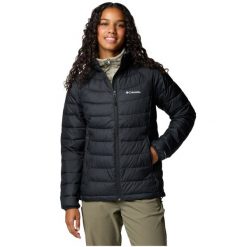 Kurtka sportowa damska Powder Lite II Full Zip Jacket. Czarne kurtki sportowe damskie Columbia, m, bez wzorów, z materiału, bez kaptura. Za 379.99 zł.