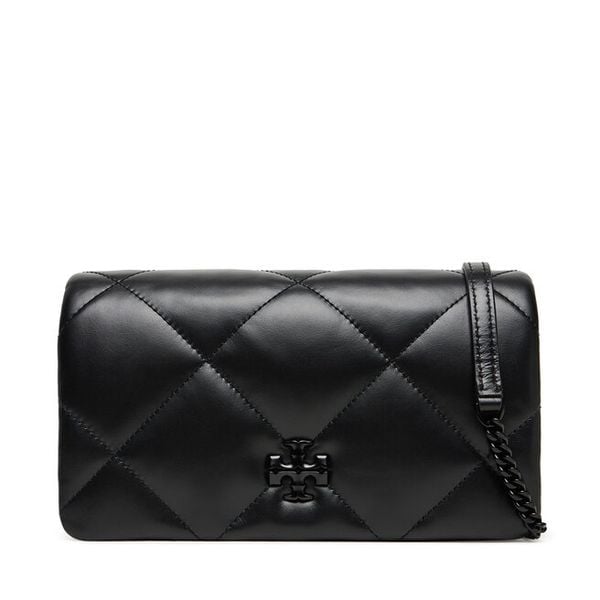 Torebka Tory Burch. Czarne torebki wieczorowe damskie Tory Burch, bez wzorów, bez dodatków. Za 1,479.00 zł.