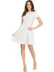 Heine Sukienka w kolorze białym rozmiar: 34. Białe sukienki damskie Heine, bez wzorów, bez ramiączek. Za 130.99 zł.