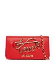 LOVE MOSCHINO Torebka JC5736PP0MKG0500 Czerwony. Czerwone torebki wieczorowe damskie Love Moschino, bez wzorów, ze skóry, bez dodatków. Za 399.99 zł.