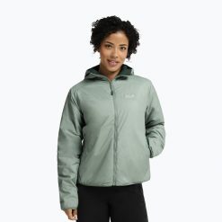 Kurtka ocieplana damska Jack Wolfskin Trail Light Ins 2IN1. Zielone kurtki damskie Jack Wolfskin, l, bez wzorów, z materiału, bez kaptura. Za 669.99 zł.