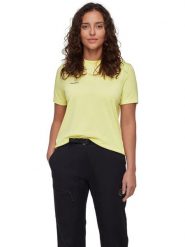 Mammut Koszulka w kolorze żółtym rozmiar: XL. Żółte bluzki damskie Mammut, xl, bez wzorów, bez kołnierzyka, bez ramiączek. Za 114.95 zł.