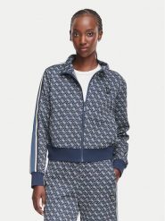 Guess Bluza V6YQ28 K5183 Granatowy Regular Fit. Niebieskie bluzy damskie Guess, l, z aplikacjami, z syntetyku, bez kaptura. Za 474.99 zł.