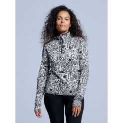 Bluza narciarska - Damska - Cabin Life - Biały/czarny. Białe bluzy damskie POEDERBAAS, na zimę, xs, bez wzorów, z elastanu, bez kaptura. W wyprzedaży za 242.82 zł.