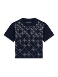 Guess Kids Tank top 181924 Niebieski Classic Fit. Niebieskie koszulki i t-shirty dziewczęce Guess, z aplikacjami, z bawełny, bez kołnierzyka, bez ramiączek. Za 114.99 zł.