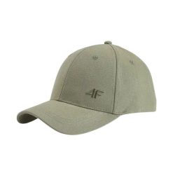 Czapka z daszkiem 4F. Zielone czapki z daszkiem damskie 4F, bez wzorów, z bawełny. Za 53.99 zł.
