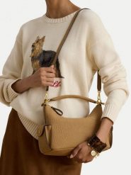 LAUREN RALPH LAUREN Torebka 431P18453001 Brązowy jasny. Brązowe torebki klasyczne damskie Lauren Ralph Lauren, z nubiku, bez dodatków. Za 1,799.00 zł.