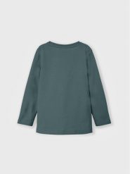 NAME IT Bluzka 13206639 Zielony Regular Fit. Zielone t-shirty i koszulki chłopięce Name it, bez wzorów, z bawełny, bez kołnierzyka, bez ramiączek. Za 49.99 zł.