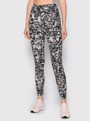 Reebok Legginsy Safari HM1327 Czarny Slim Fit. Czarne legginsy damskie Reebok, xs, bez wzorów, z bawełny, na fitness i siłownię. Za 159.99 zł.