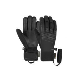 Rękawice narciarskie unisex Reusch Jupiter Gore-Tex kozia skóra nieprzemakalne. Czarne rękawiczki damskie REUSCH, bez wzorów, z gore-texu. Za 511.50 zł.