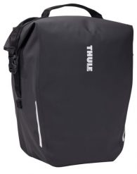 Torba rowerowa Shield Pannier Inlock, czarna. Czarne torby podróżne Thule, bez wzorów. Za 568.95 zł.