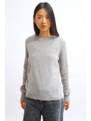 AUTHENTIC CASHMERE Kaszmirowy sweter "Sylor" w kolorze jasnoszarym rozmiar: L. Szare swetry klasyczne damskie AUTHENTIC CASHMERE, l, z kaszmiru, bez kołnierzyka. Za 426.99 zł.