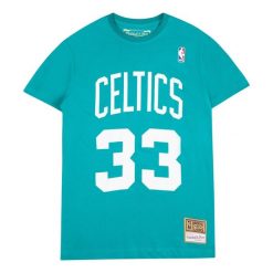 Koszulka Boston Celtics. Zielone koszulki damskie Mitchell & Ness, bez wzorów, bez kołnierzyka, bez ramiączek. Za 252.00 zł.