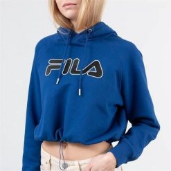 Bluza sportowa damska Fila 687315949. Niebieskie bluzy damskie Fila, xs, bez wzorów, z kapturem. Za 266.00 zł.