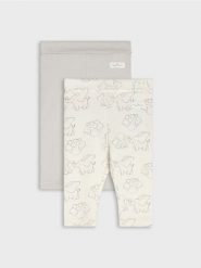 Bawełniane legginsy 2 pack - szary. Szare legginsy damskie Sinsay, l, bez wzorów, z bawełny. Za 19.99 zł.