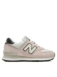 New Balance Sneakersy WL574PB Różowy. Czerwone obuwie sportowe damskie New Balance, ze skóry, bez zapięcia. Za 349.99 zł.