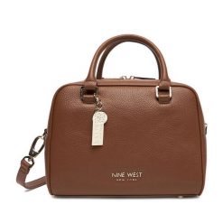 Torebka Nine West. Brązowe torebki klasyczne damskie Nine West, bez dodatków. Za 369.99 zł.