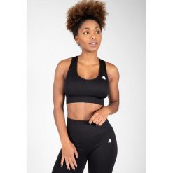 Neiro Bezszwowe Biustonosz sportowy - Czarny. Czarne biustonosze sportowe damskie GORILLA WEAR, bez wzorów. Za 183.00 zł.