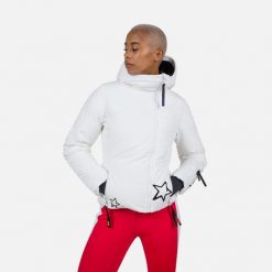 Kurtka narciarska damska Rossignol W Stellar down jacket. Białe kurtki damskie Rossignol, na zimę, s, bez wzorów, bez kaptura. Za 3,920.00 zł.