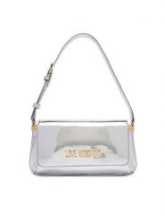LOVE MOSCHINO Torebka JC4058PP1OLP0902 Srebrny. Szare torebki klasyczne damskie Love Moschino, ze skóry, bez dodatków. Za 749.99 zł.