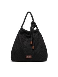 Max Mara Torebka 2616511019650 Czarny. Czarne torebki klasyczne damskie Max Mara, z materiału, bez dodatków. Za 1,074.00 zł.