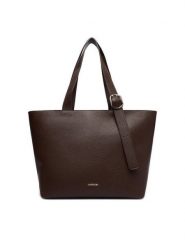 Lasocki Torebka C-LSK-L-012-08 Brązowy. Brązowe shopper bag Lasocki, bez wzorów, z materiału, bez dodatków. Za 199.99 zł.