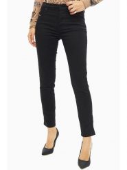 Diesel Clothes Spodnie "Babhila" w kolorze czarnym rozmiar: W24/L32. Czarne spodnie materiałowe damskie Diesel Clothes, z aplikacjami, z materiału. Za 184.46 zł.