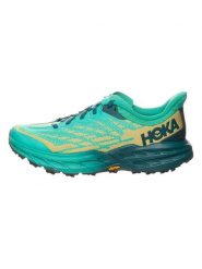 HOKA ONE ONE Buty "Speedgoat 5" w kolorze turkusowym do biegania rozmiar: 41 1/3. Niebieskie obuwie sportowe damskie Hoka One One, bez zapięcia, do biegania. Za 370.57 zł.