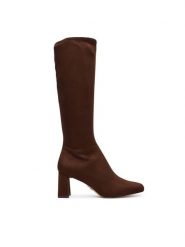 Steve Madden Kozaki Holly 11003501 Brązowy jasny. Brązowe kozaki damskie Steve Madden, ze skóry, bez obcasa, na płaskiej podeszwie, bez zapięcia. Za 599.99 zł.