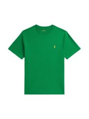 Polo Ralph Lauren T-Shirt 323832904502 Zielony Regular Fit. Zielone t-shirty i koszulki chłopięce Polo Ralph Lauren, bez wzorów, z bawełny, bez kołnierzyka, bez ramiączek. Za 219.99 zł.