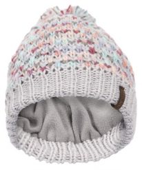 2058 Trespass Irmina - damska czapka beanie z pomponem jasnoszara. Szare czapki damskie 2117 OF SWEDEN, na zimę, bez wzorów, z dzianiny. Za 155.99 zł.