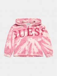 Guess Bluza K3YQ00 KA6R3 Różowy Regular Fit. Czerwone bluzy dziewczęce Guess, z aplikacjami, z bawełny, bez ramiączek, bez kaptura. Za 399.99 zł.