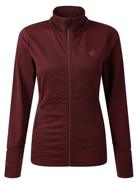 Dare 2b Kurtka funkcyjna "Elation IV" w kolorze bordowym rozmiar: 40. Czerwone kurtki sportowe damskie Dare 2b, bez wzorów, z materiału, bez kaptura. Za 157.35 zł.