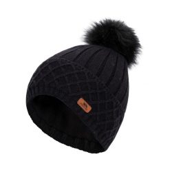 Czapka Damska Sherbet. Czarne czapki damskie Trespass, bez wzorów. Za 99.99 zł.