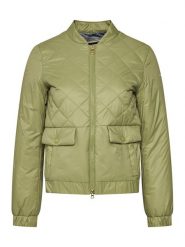 Geox Kurtka przejściowa Amabel W5520F T3132 F3275 Zielony Regular Fit. Zielone kurtki damskie Geox, bez wzorów, z syntetyku, bez kaptura. Za 439.99 zł.